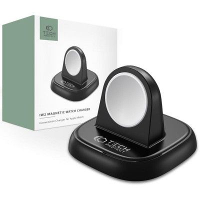 Tech-Protect Apple Watch Trådlös Laddare - Svart