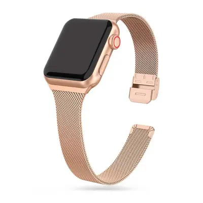 Tech-Protect Milanese Band Apple Watch 4/5/6/7/8/Se (38/40/41 mm) Blush Guld