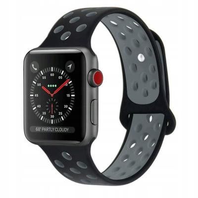 Tech-Protect Softband Apple Watch 1/2/3/4/5 (42 / 44Mm) Svart / Grå