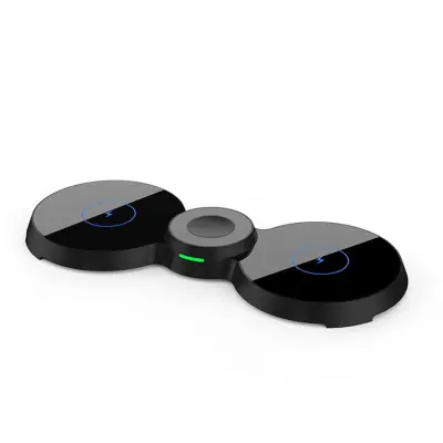 Trådlös Laddare 15W iPhone,Apple Watch,Airpods - Svart