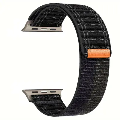 Trolsk Armband med Kardborre (Apple Watch 49/45/44/42 mm) - Blå