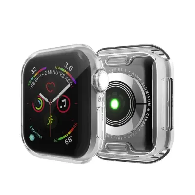 Trolsk TPU-klockskal Blank (Apple Watch 38mm) - Transparent