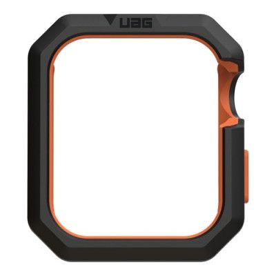 UAG Apple Watch 44/ 42mm Civilian Case, Black/ Orange