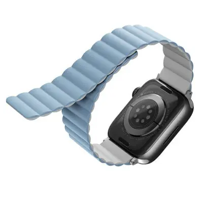 UNIQ Apple Watch (38/40/41mm) Armband Revix - Vit-Blå