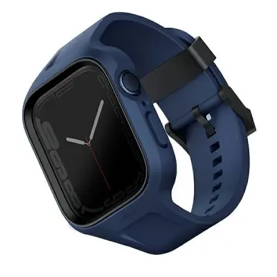 UNIQ Apple Watch 4/5/6/7/8/SE (44/45 mm) Armband + Skal Monos - Blå