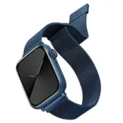 Uniq Apple Watch 4/5/6/7/SE (40/41mm) Armband Stainless Steel - Cobalt Blå