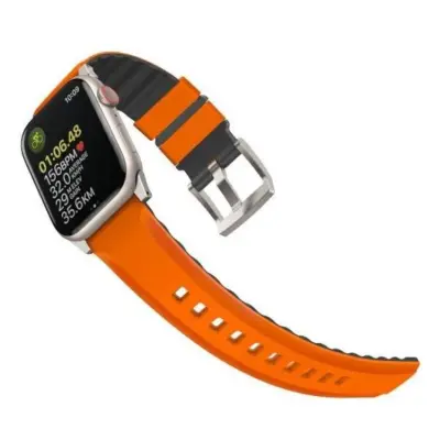 Uniq Apple Watch (45mm) Series 9 Band Linus - Orange