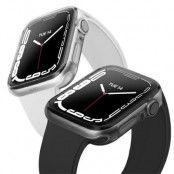 UNIQ Skal Dual Pack Apple Watch 7 45mm -  Clear Smoke