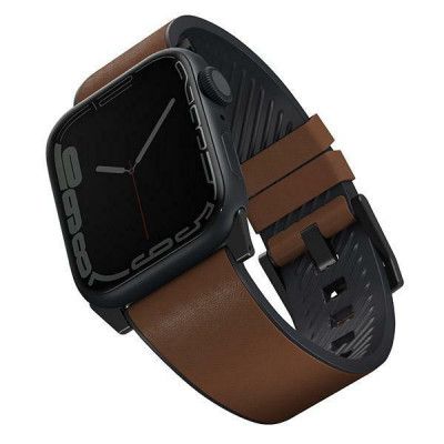 UNIQ Straden Apple Watch Läder 42/44/45mm - Brun
