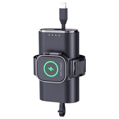 V10A Apple Watch Snabbladdning Laddare Power Bank 5000mAh 20W