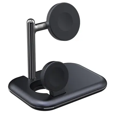 V19A 2-i-1 Magnetisk Trådlös Laddare för Apple Watch Ultra / Series 8-2