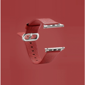 Watchband i äkta läder till Apple Watch 38mm - Röd