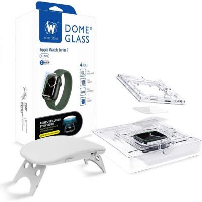Whitestone Härdat glas Apple Watch 7/8 45mm - Clear