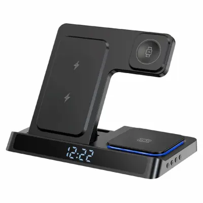 WIWU 3in1 Trådlös Laddare Apple Watch, iPhone, Airpods Wi-W006