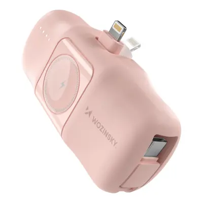 Wozinsky Lightning Mini Powerbank 15W 5000mAh - Rosa