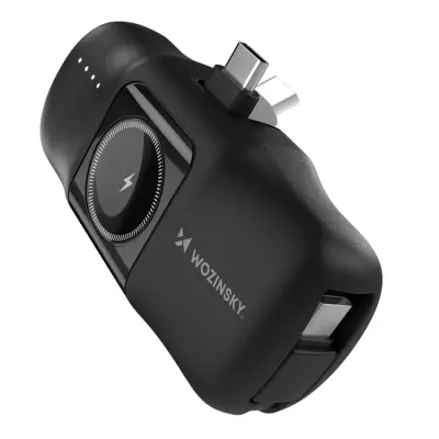 Wozinsky USB-C Mini Powerbank 15W 5000mAh - Svart