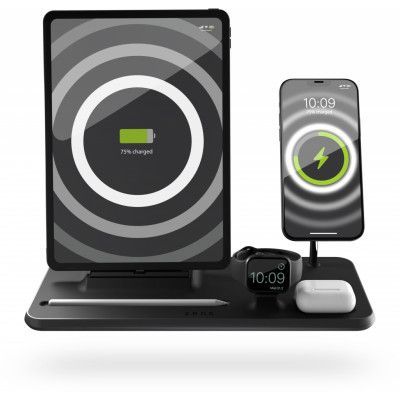 Zens 4-in-1 Charging Station for iPad, iPhones with MagSafe, AirPods and Apple Watch