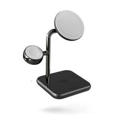 Zens Trådlös laddare 4in1 Magsafe Watch - Svart