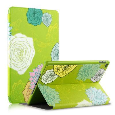 Devia Fodral till Apple iPad Air 2 - Grön Blommor
