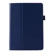 Litchi läderfodral till iPad Air 2 - Mörkblå