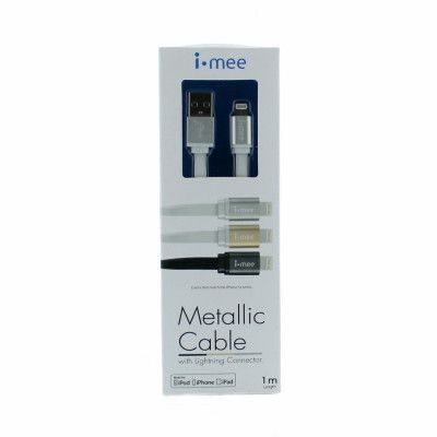 i-mee Metallic USB-Cable Lightning - Silver