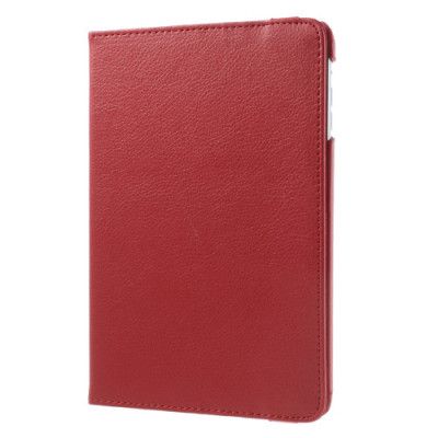 Embossed Rotating Fodral till Apple iPad Mini / iPad Min i2 (Röd)