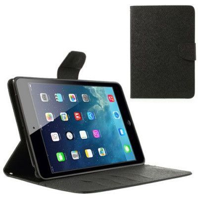 Mercury Fancy Diary Plånboksfodral till Apple iPad Mini/2/3 (Svart)