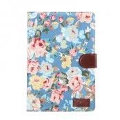 Plånboksfodral till iPad Mini 4 - Blå Floral