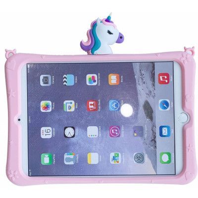 Trolsk Kids Case with strap - Cute Pink Unicorn (iPad Pro 12,9)