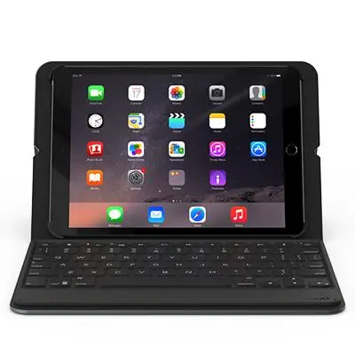 Zagg Messenger med tangentbord till iPad Mini 4 - Svart