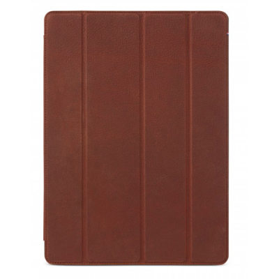 Decoded Leather Slim Cover (iPad Pro 12,9 gen 1 & 2) - Brun