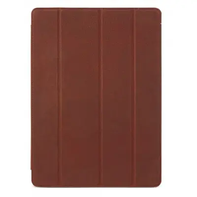 Decoded Leather Slim Cover (iPad Pro 12,9 gen 1 & 2) - Brun