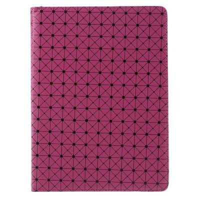Diagonal Grid Pattern Fodral till iPad Pro 9.7 - Rosa
