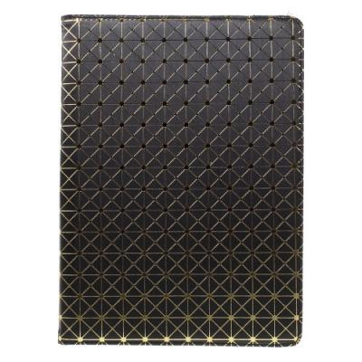 Diagonal Grid Pattern Fodral till iPad Pro 9.7 - Svart