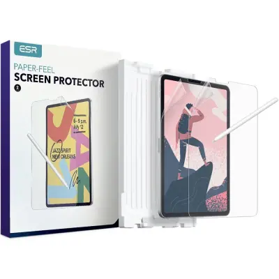 ESR [2-PACK] iPad Pro 12.9 (2020/2021/2022) Skärmskydd Paper Feel - Clear