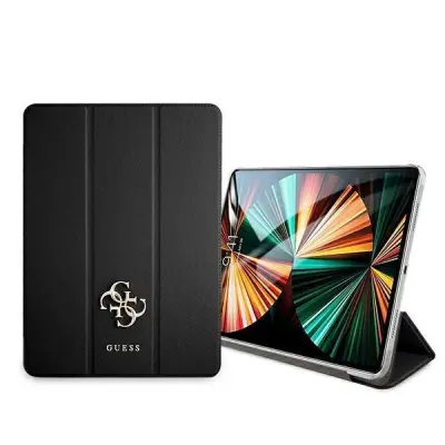 Guess Fodral iPad Pro 12.9 2021 Saffiano Collection - Svart