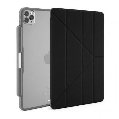 Pipetto iPad Pro 2020 12,9-tums Origami Pencil-fodral - Svart