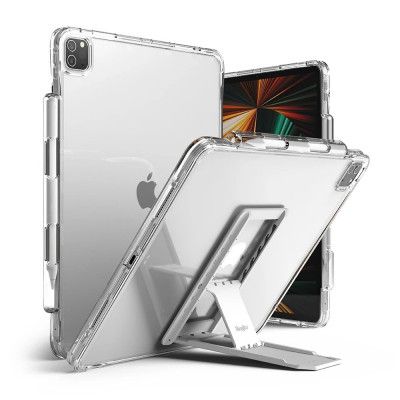 Ringke Fusion Hård Skal iPad Pro 12.9'' 2021 Foldable Stand - Transparent