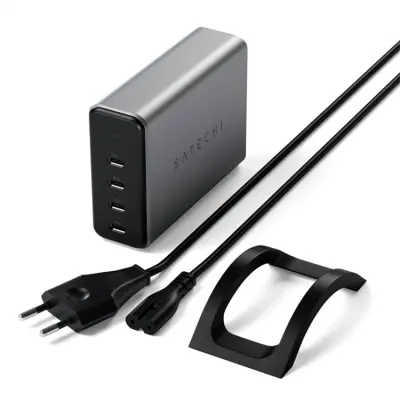 Satechi 165W GaN PD Laddare med 4 USB-C Uttag