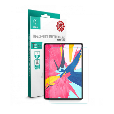 SiGN Heltäckande Skärmskydd i Härdat Glas för iPad Pro 11