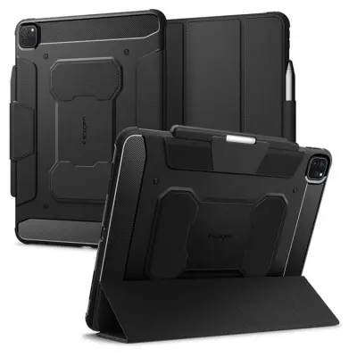 Spigen iPad Pro 13 (2024) Fodral Rugged Armor - Svart