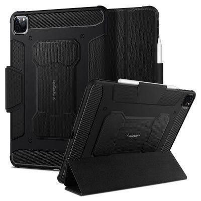 Spigen Rugged Armor Pro Fodral iPad Pro 12.9 2018/2020 Svart