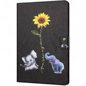 Trolsk Card Slot Folio - Elephants & Sunflower