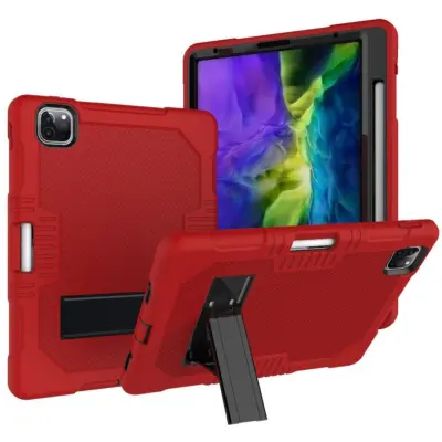 Trolsk Shock Proof Silicone Case (iPad Pro 12,9) - Blå/rosa