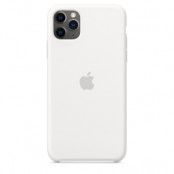 Apple iPhone 11 Pro Max Silikonskal Original - Vit