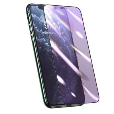 Baseus Full-screen glas iPhone 11 Pro Max/ XS Max Svart