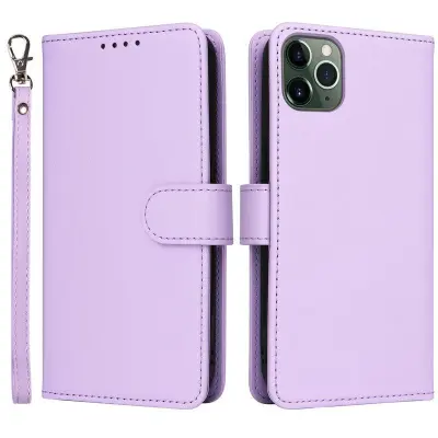 BETOPNICE iPhone 11 Pro Max Plånboksfodral - Detachable Konstläder- Lila