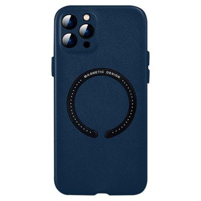 BOOM iPhone 11 Pro Max Läderskal Magsafe - Blå