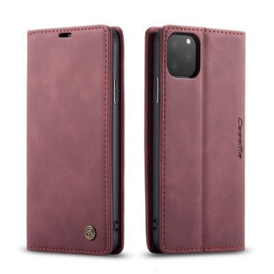 CASEME Plånboksfodral för iPhone 11 Pro Max - Vinröd