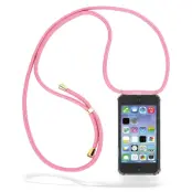 Boom iPhone 11 skal med mobilhalsband- Pink Cord